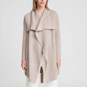 Cuyana wool cashmere wrap (no belt)